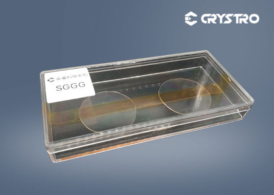Het lage Optische Kristal van Crystal Wafer SGGG van het Verlies Hoge Warmtegeleidingsvermogen Enige