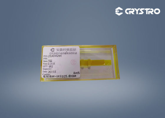3.8x15mm kristal van de Magneetontstekings het Optische TGG Faraday rotator